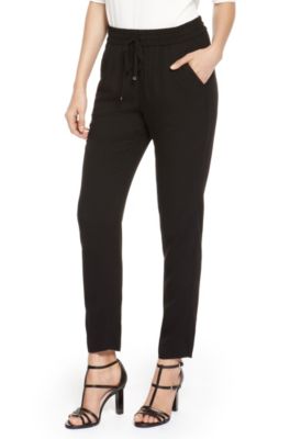 'Hesani' | Silk Drawstring Waist Casual Pant