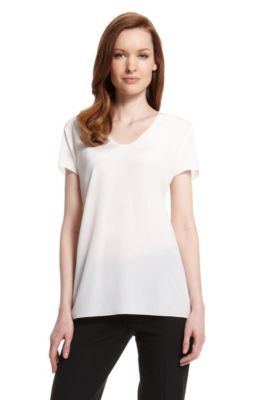 'Illankan' | Stretch Silk Blouse