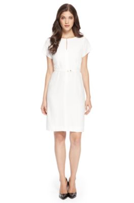 'Darome' | Belted Short Sleeve Dress
