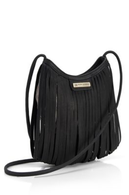 'Fayna' | Leather Fringed Crossbody Handbag