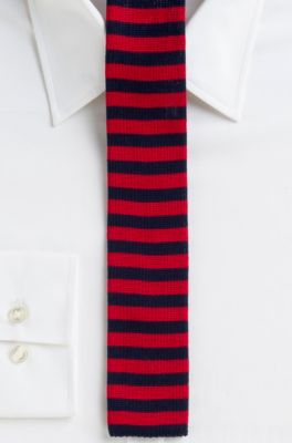 '5 cm Tie' | Extra Skinny, Cotton Knit Stripe 
