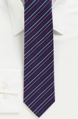 '7.5 cm Tie' | Regular Silk Striped Tie