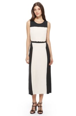 'Karlyn' | Sleeveless Pleat Skirt Dress