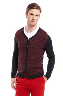'Gilbit' | Cotton-Blend Houndstooth Sweater