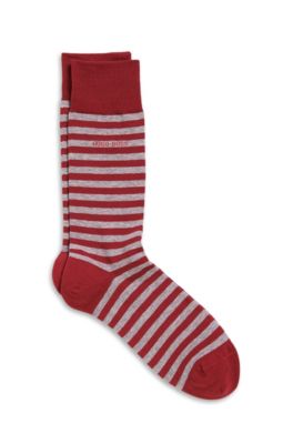 'Marc' | Stretch-Cotton Striped Socks