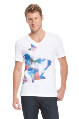 'Dind' | Slim Fit, Cotton Graphic T-Shirt