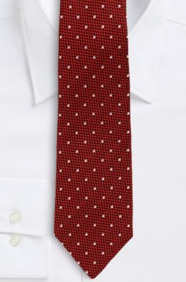 '8 cm Tie' | Regular Silk Dotted Tie
