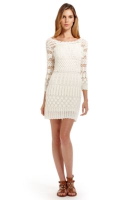 'Wanri' | Cotton-Blend Crochet Dress