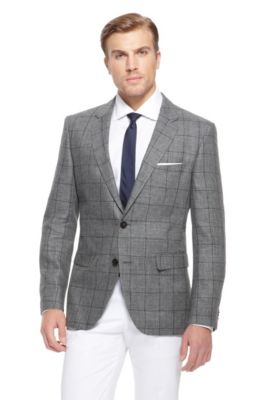'James' | Modern Fit, Wool-Linen Sport Coat