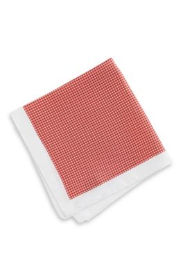 'Pocket Square' | Patterned Silk, 33x33