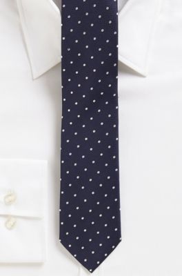 '6 cm Tie' | Skinny Silk Polka Dot Tie