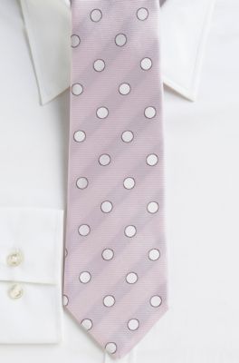 '8 cm Tie' |  Regular Silk Polka Dot Tie 