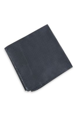 'Pocket Square' | Patterned Silk 33x33