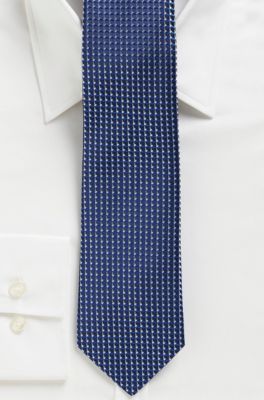'7.5 cm Tie' | Regular Silk Geometric Print Tie