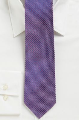 '7.5 cm Tie' | Regular Silk Geometric Print Tie
