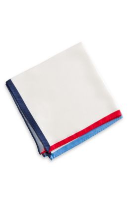 'Pocket Square 33x33' | Silk Patterned Pocket Square
