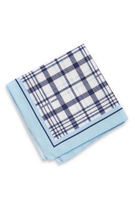 'Pocket Square 33x33' | Silk Patterned Pocket Square
