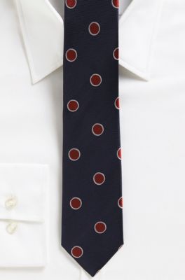 '6 cm Tie' | Slim Silk Polka Dot Tie