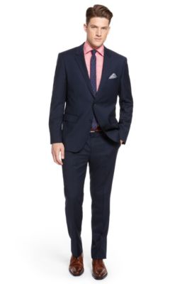 'Keys/Shaft' | Modern Fit, Virgin Wool Suit