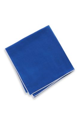 'Pocket Square' | Solid Silk-Cotton 33x33