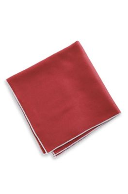 'Pocket Square' | Solid Silk-Cotton 33x33