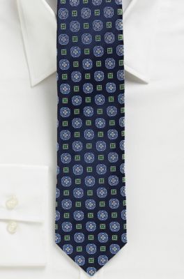 &lsquo;7.5 cm Tie' | Regular Silk Patterned Tie