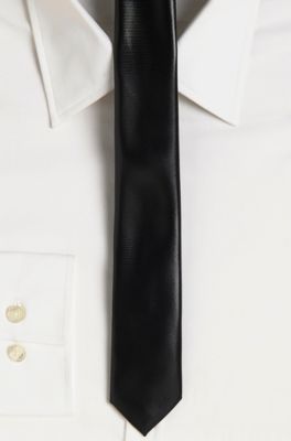 '4.5 cm Tie' | Extra Skinny Faux-Leather Tie