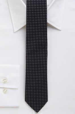 '6 cm Tie ' | Skinny Silk Polka Dot Tie