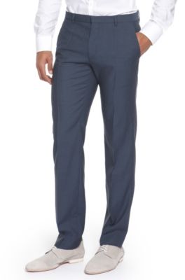 'Heise' | Slim Fit, Virgin Wool Dress Pant