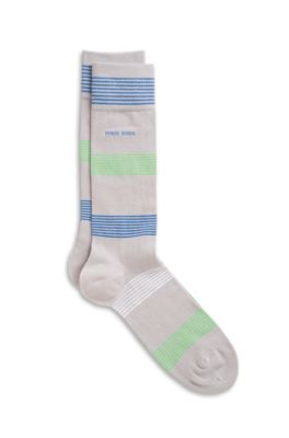 'RS Design US' | Cotton-Blend Blocked Stripe Socks