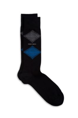 'RS Design US' | Cotton-Blend Diamond Socks