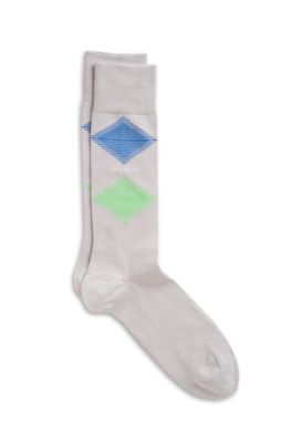 'RS Design US' | Cotton-Blend Diamond Socks