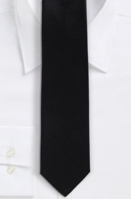 '7.5 cm Tie' | Slim, Silk Mini Check Print 