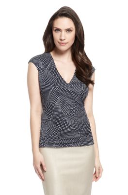 'E4729' | Graphic Print Jersey Top