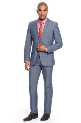 'Amaro/Heise' | Slim Fit, Stretch Cotton Suit