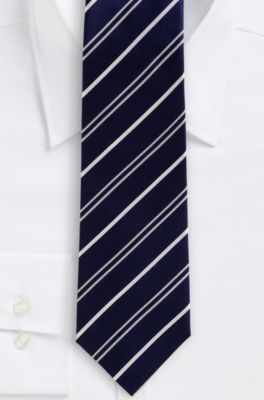 '8 cm Tie' | Regular, Silk Diagonal Stripe