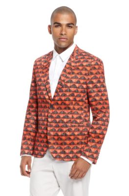 'Ambro' | Stretch Cotton Graphic Sport Coat