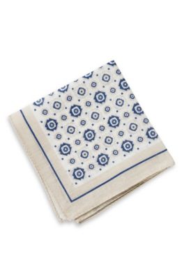 'Pocket Square ' | Linen Printed Pocket Square