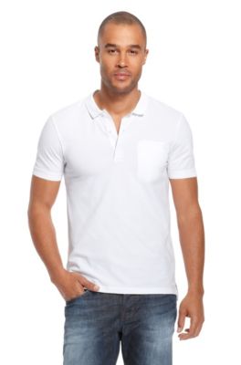 'Dathis' | Slim Fit, Stretch Cotton Polo Shirt