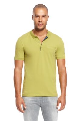 'Dathis' | Slim Fit, Stretch Cotton Polo Shirt