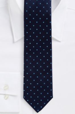 '7.5 cm Tie' | Slim, Silk Diamond Print
