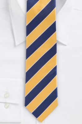 '7.5 cm Tie' | Slim, Silk Wide Diagonal Stripe 