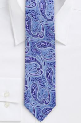 '7.5 cm Tie' | Slim, Silk Paisley Print