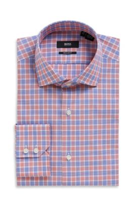 'Gordon' | Classic Fit, Spread Collar Cotton Dress Shirt 