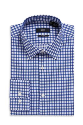 'Marlow US' | Sharp Fit, Spread Collar Cotton Dress Shirt