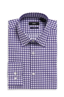 'Marlow US' | Sharp Fit, Spread Collar Cotton Dress Shirt