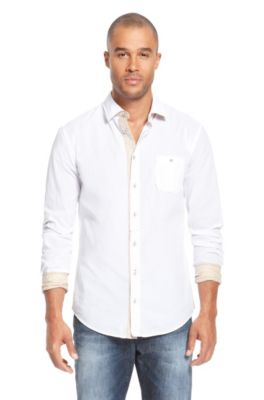 'EslimE' | Slim Fit, Cotton Casual Shirt