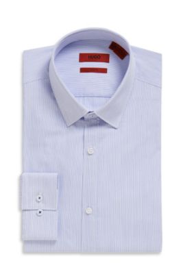 'Everett X' | Slim Fit, Striped Cotton Dress Shirt