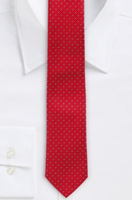 '6 cm Tie' | Skinny, Silk Mixed Dot Print