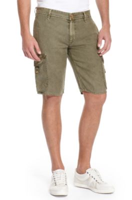'Schwinn ' | Linen Cargo Shorts